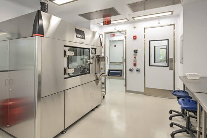 Locus BioSciences Biomanufacturing Facility Filling Life Sciences Construction Project.