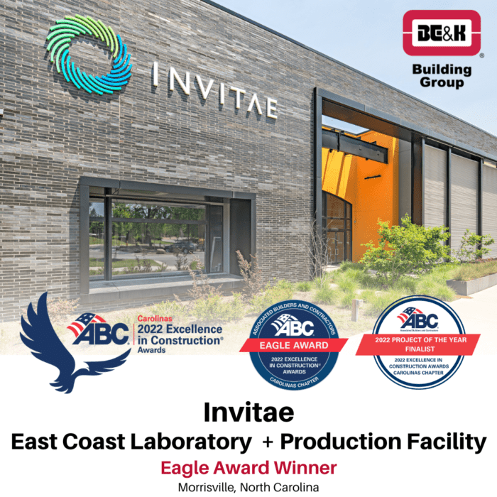 2022 EXCELLENCE IN CONSTRUCTION AWARD WINNERS - BE&K Building Group